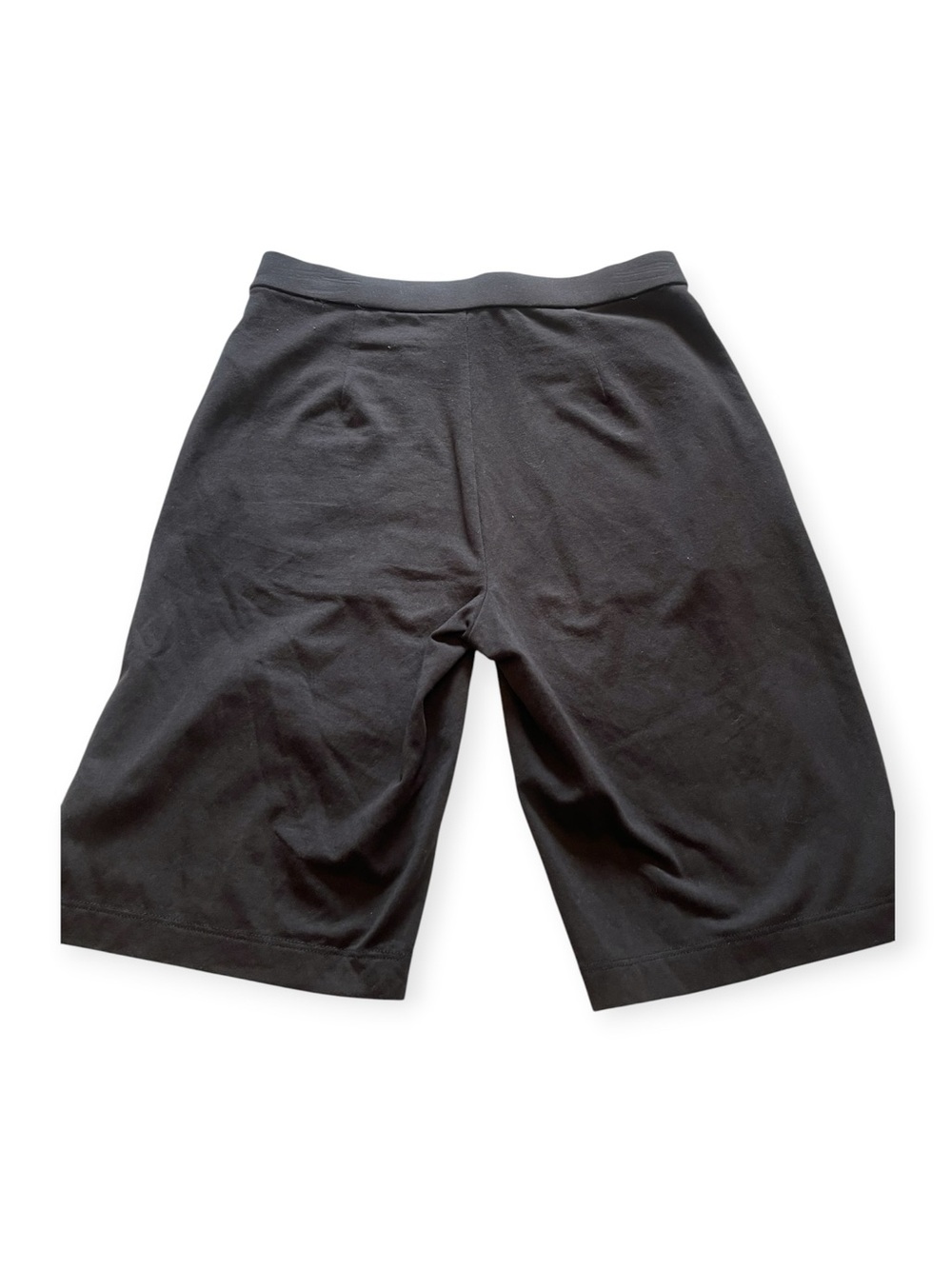 Eileen Fisher Organic Cotton Blend Black Bermuda Pull On Shorts Size XXS